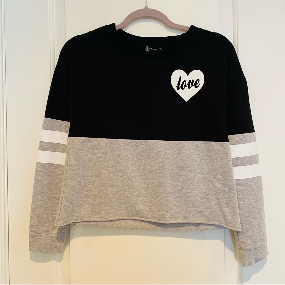 Miss Chievous Cropped Sweat Shirt